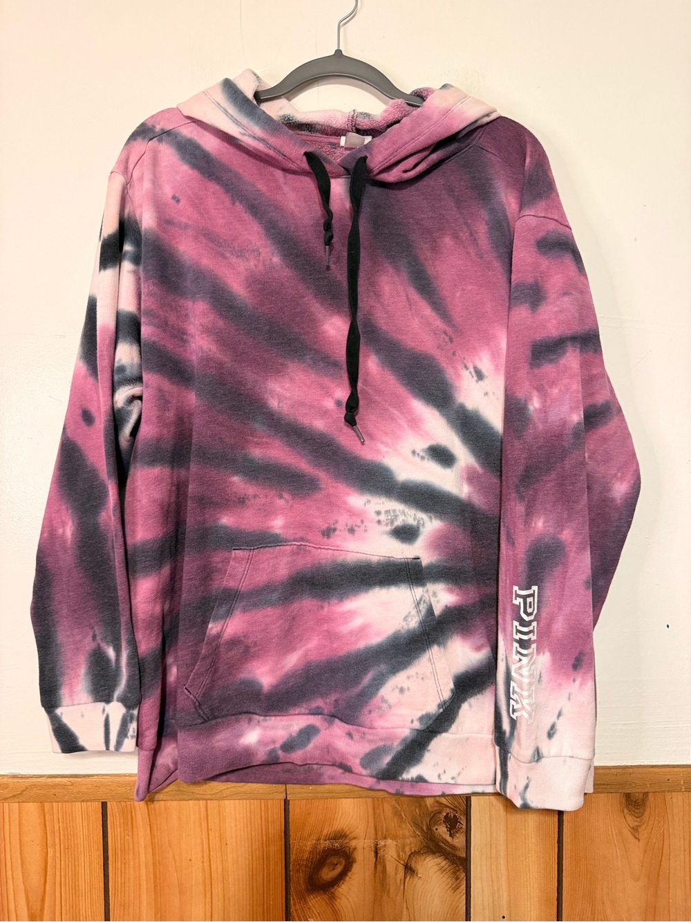 PINK Victoria's Secret Mauve/Purple Fuzzy Hoodie
